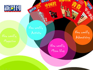 Plantilla ppt dinámica de la revista Dynamic Color Symphony