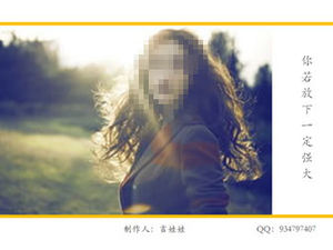 Si vous lâchez prise, vous serez un modèle ppt fortement inspirant