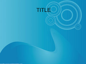 Modèle ppt de fond bleu cercle