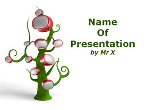 Modèle PPT de Magic TV Tree