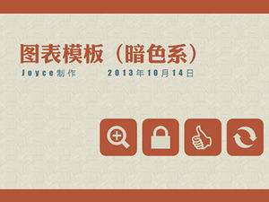 Modèle de graphique ppt exquis et concis