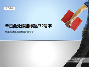 Modelo de ppt empresarial para notebook fino e leve