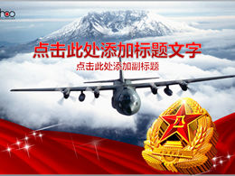 1 Ağustos Ordu Günü askeri tema ppt şablonu