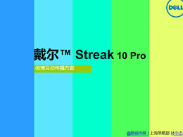 Dell product Weibo interactive communication plan ppt template