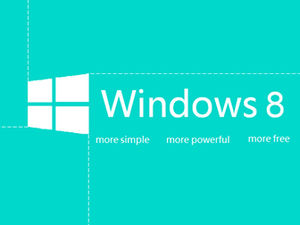 stil win8 șablon ppt de introducere a sistemului win8