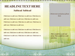 Europäische und amerikanische PPT klassische Hintergrundschablone des Retro-Stils