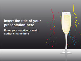 Șablon ppt băutură de vară de vară