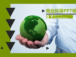 Colorful life-indoor painted wall theme ppt template