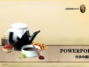 Chinesische Medizin Kultur chinesische Stil ppt Vorlage