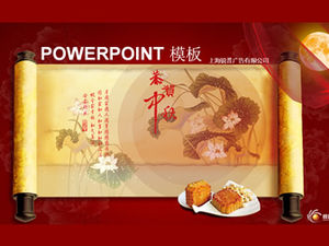 Reel animasi template ppt festival pertengahan musim gugur