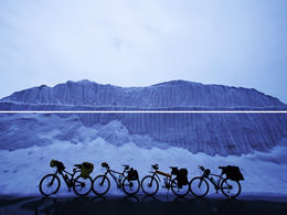 Bisiklet seyahat ppt şablonu