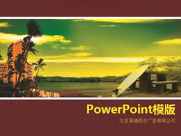 Deniz manzaralı gayrimenkul gayrimenkul ppt şablonu