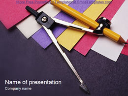 指南針主題設計ppt模板