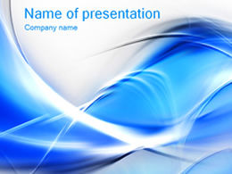 Modèle de fond PPT fond coloré bleu