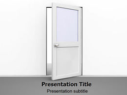Açık kapı ppt şablonu