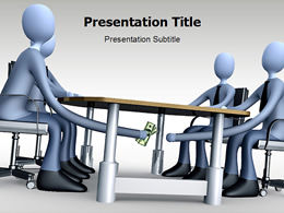 Șablon ppt de mită pentru afaceri ticăloși 3D