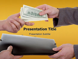 Modelo de ppt do setor financeiro de bens de compra de dinheiro