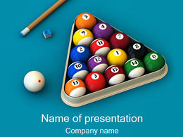 Szablon ppt bilard