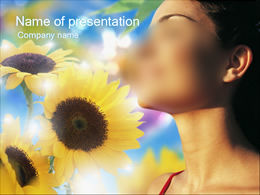 Belleza disfruta de la naturaleza plantilla ppt