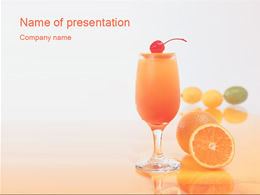 Template minuman jus jeruk