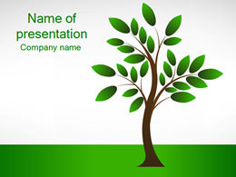 Szablon ppt motywu Arbor Day 2012