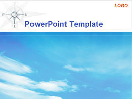 푸른 하늘 PPT 템플릿