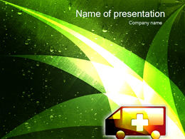 醫療衛生緊急救援PPT模板