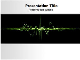 Wave chart ppt template