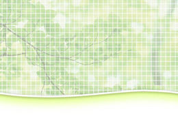 그리드 녹색 식물 배경 PPT 템플릿