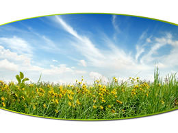 Modelo de ppt de grande visão da primavera