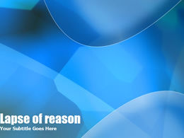 Șablon ppt de fundal albastru