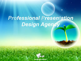 Весеннее солнце, дождь, роса, трава шаблон п.п.