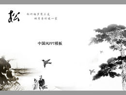 松木元素ppt模板