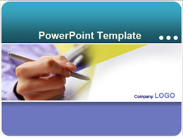 Note di studio modello ppt educazione blu