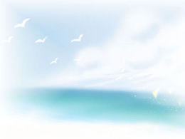 23 파란색과 우아한 PPT 배경 사진