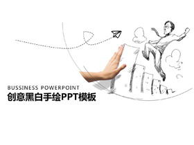 Modelo de PPT desenhado à mão de desenho animado criativo
