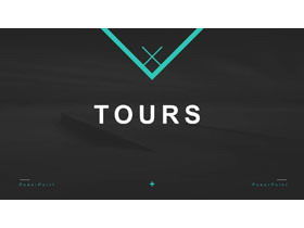 เทมเพลต PPT สำหรับอัลบั้มภาพการเดินทางในยุโรปและอเมริกา