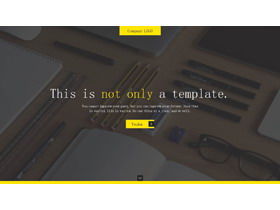 黒の画像のタイポグラフィデザインヨーロッパとアメリカのビジネスPPTテンプレート