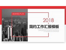 Modern mimari arka plan pratik çalışma raporu PPT şablonu