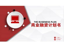 Șablon PPT pentru planul de finanțare a afacerilor micro dinamic ro tridimensional