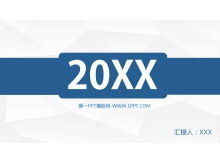 Modèle PPT industriel simple fond origami plat