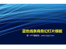 Download del modello di presentazione aziendale con sfondo blu semplice e semplice