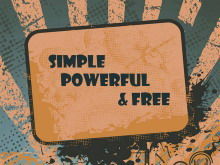 Kepribadian non-mainstream pengunduhan template grafiti PowerPoint