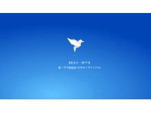 دينامية آلاف الرافعات الورقية الخلفية الإبداعية قالب بوربوينت