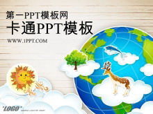 Descarga de plantilla de PowerPoint de dibujos animados agradable