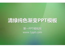 Grube zielone tło gradientowe w jednolitym kolorze szablon pokazu slajdów do pobrania