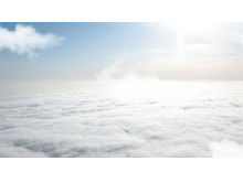 精美動感天空PowerPoint模板下載