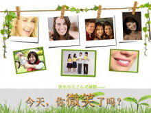 Улыбка работает рад работать Шаблон PowerPoint Скачать