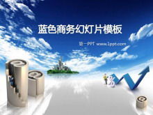 Atmosferik iş slayt şablonu