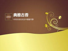 تنزيل قالب الشرائح الكلاسيكي والعطري